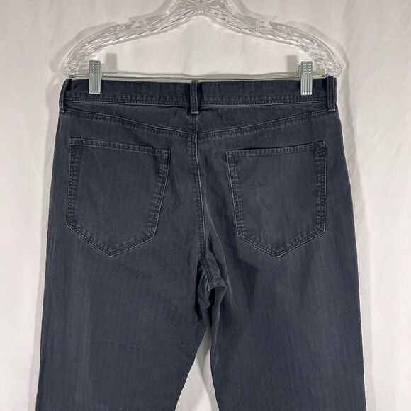 Banana Republic Pants Men's 32x32 Black Straight Fit Mid Rise Cotton Blend - Picture 7 of 10